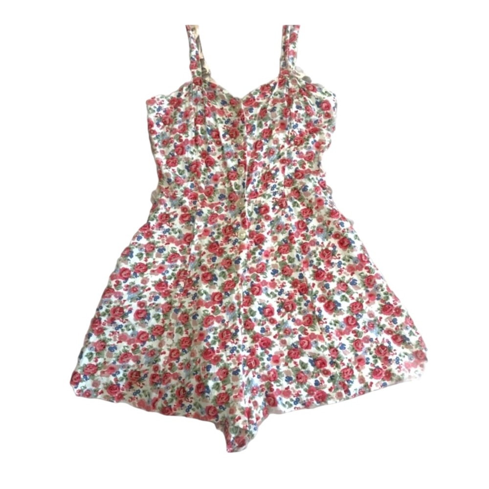 Urban Outfitters Anthropologie Staring at Stars 90s Style Floral Playsuit Romper